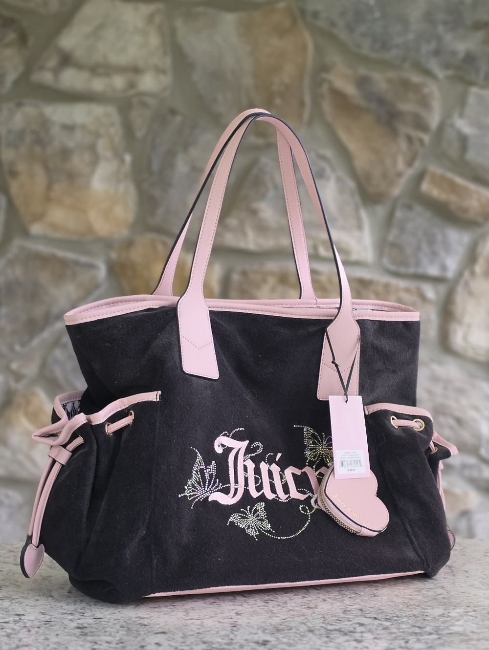 Juicy Couture Wingin It Black Tote